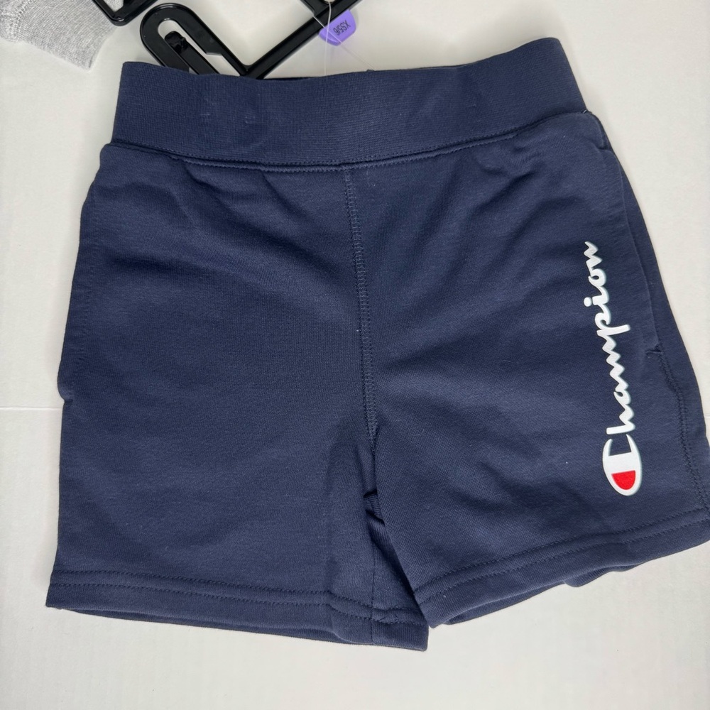 Champion Gray and Blue Athletic Shorts Boys 5/6